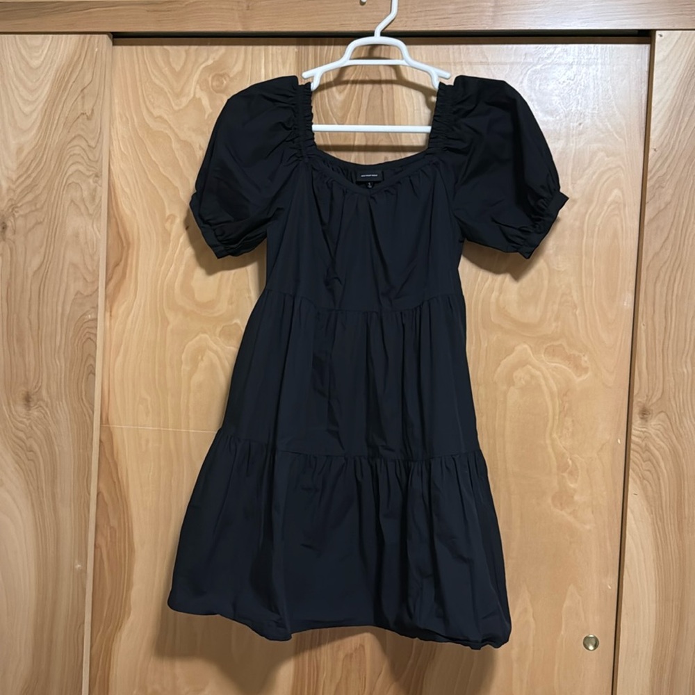 NWOT Who What Wear black cotton dress. Who What Wear, Size S, but more M or L